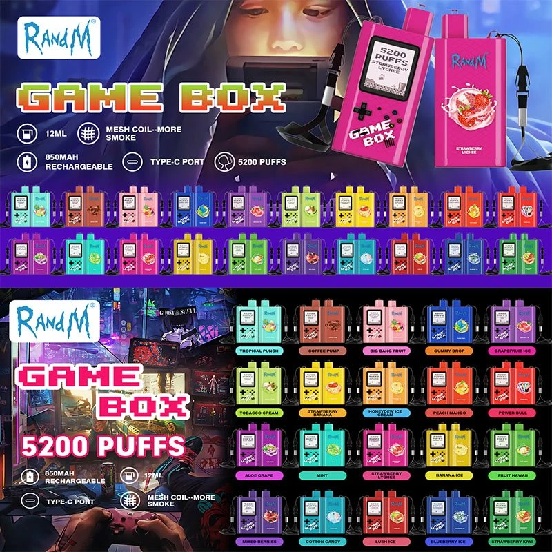 product-800-800 Randm Game box 5200 Puff Disposable Vape 5
