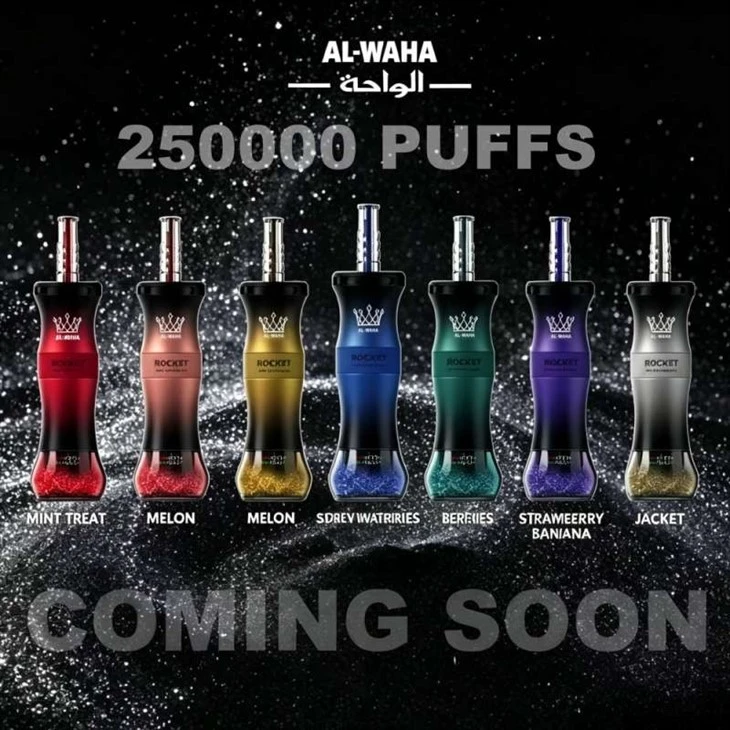 Al Waha Shisha 250K Puffs factory