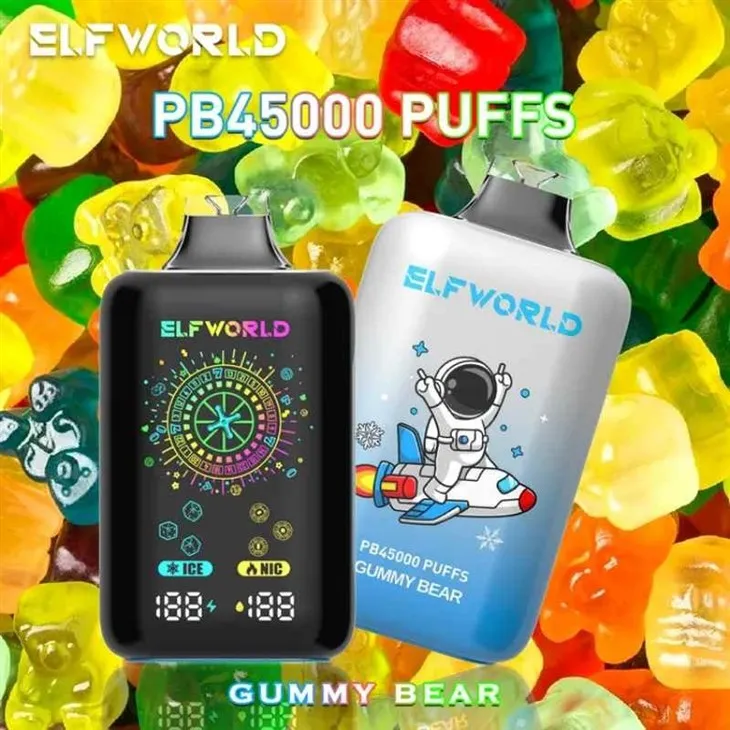 Elfworld-Pb-45000-Puffs-Adjustable-Cooling-Nicotine-Disposable-Vape-Device ELFWORLD PB45000 puff