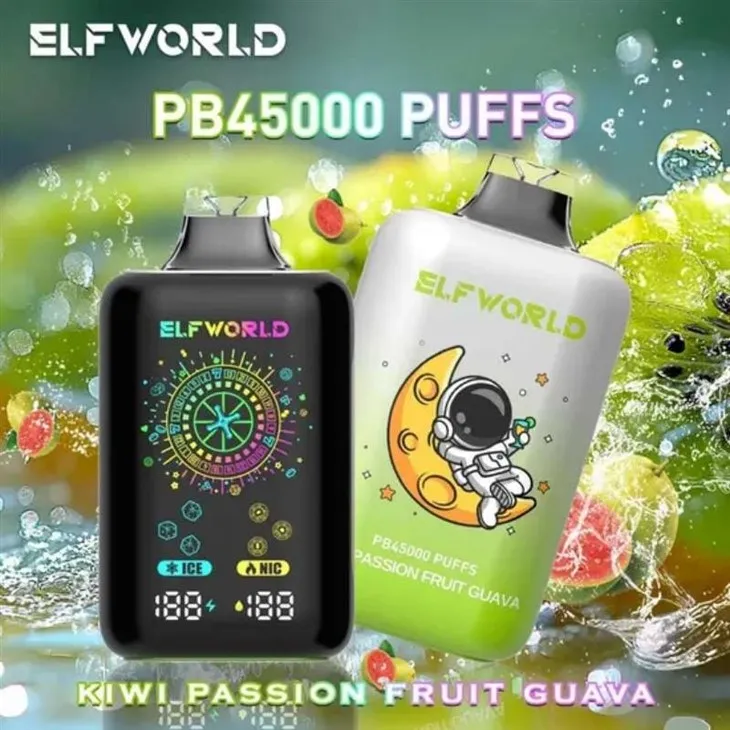 Elf-World-Pb-45000-Puffs-Eup-Warehouse-E-Cigarate-Crystal-E-Cigarette-35000-Puff-Vape-Bar-Disposable-Vape-Elfworld_ELFWORLD PB45000