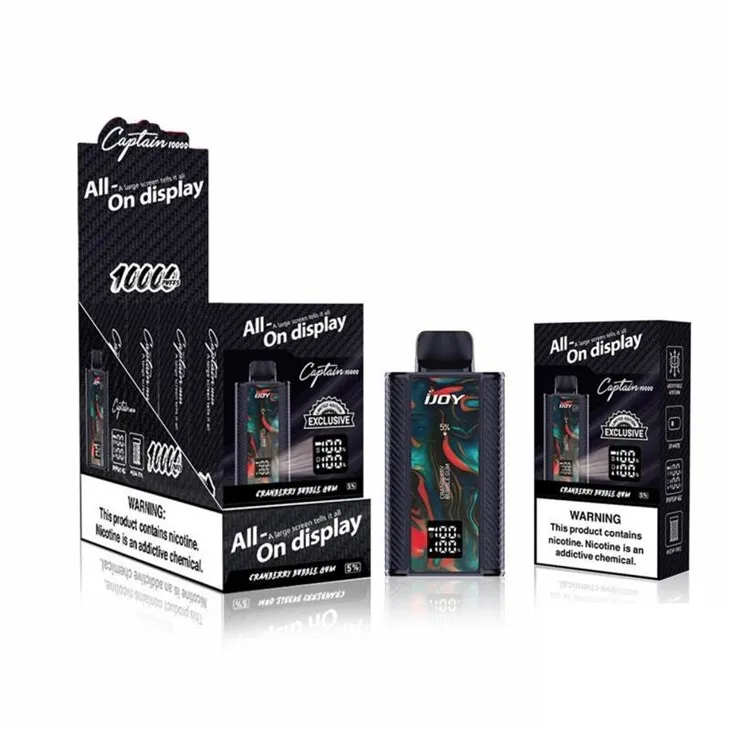 iJoy Captain 10000-cranberry-bubble-gum