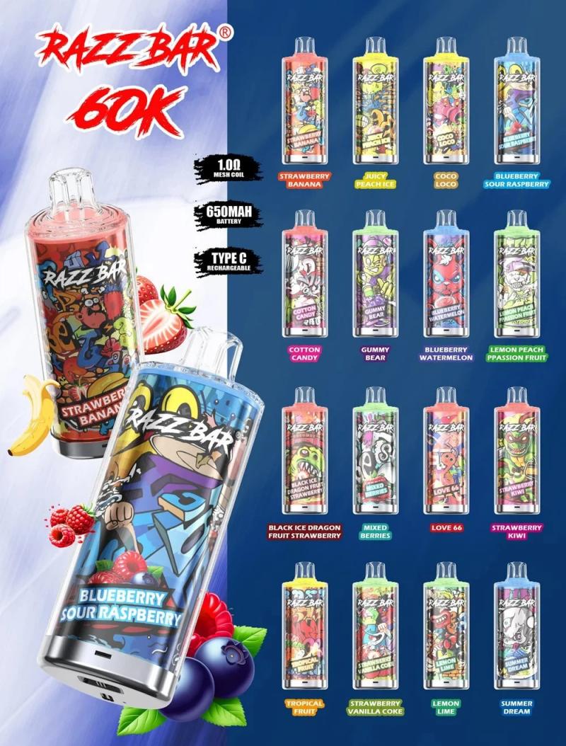 Razz bar 60000 taste list