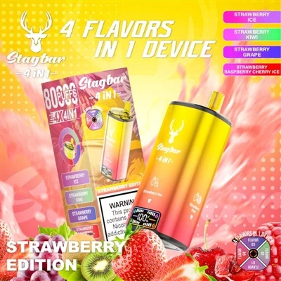 Hotsellvape होलसेल चैनल अनुशंसा: स्टैग बार 4in1 80000 पफ्स - अनुकूलन और OEM ल...