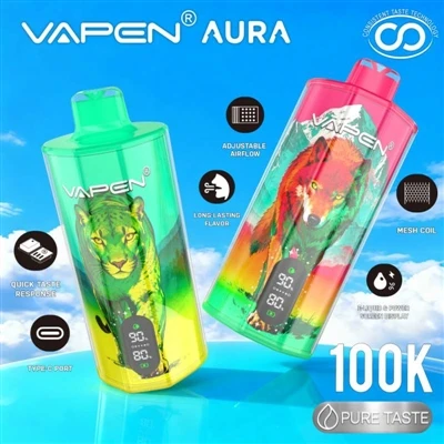 VAPEN AURA 100K: जब 'डिस्पोज़ेबल' नहीं रह जाता है तो इसका मतलब व्यवस्थित होना है