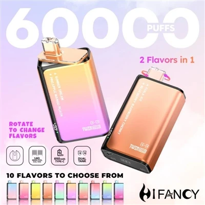 HIFANCY TWINMAX 60K - जी भर कर दो स्वादों का आनंद लें, हर टुकड़े का आनंद लें