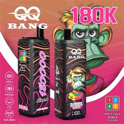 QQ BANG 4in1 180K: चार स्वादों के लिए एक स्टिक, आपके हर दिन को मज़ेदार बना देगी!