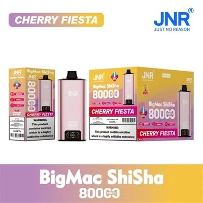 जेएनआर बिग मैक शिशा 80000: उच्च -वाष्प डिस्पोजेबल वेप अनुभव को फिर से परिभाषि...