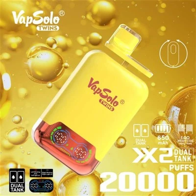 VapSolo ट्विन्स 20000 पफ्स डिस्पोजेबल वेप