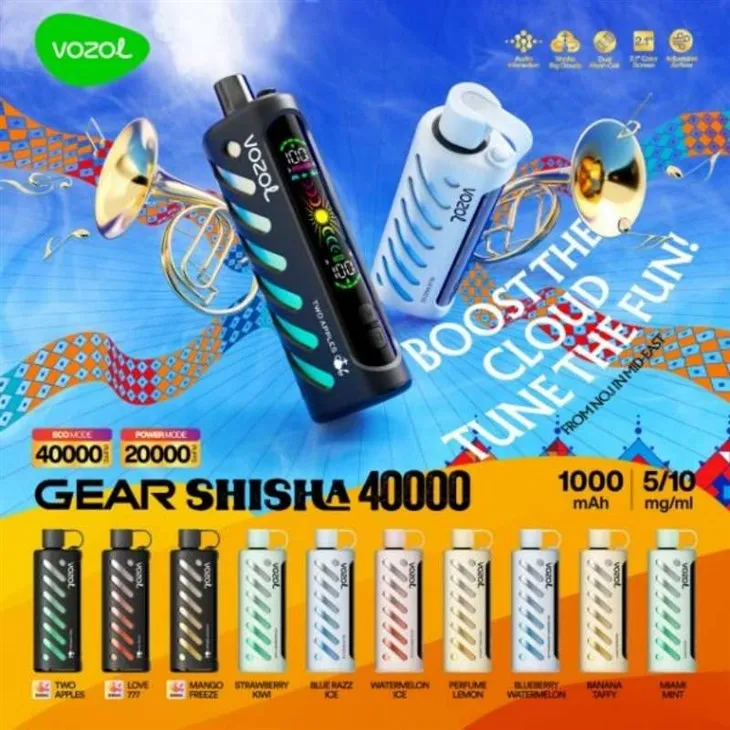 VOZOL GEAR SHISHA 40000 PUFFS
